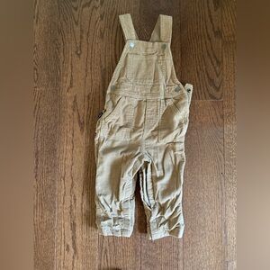 Baby GAP Beige Corduroy Overalls